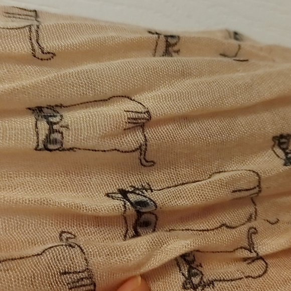 Cats with Glasses Scarf - Picture 2 of 6